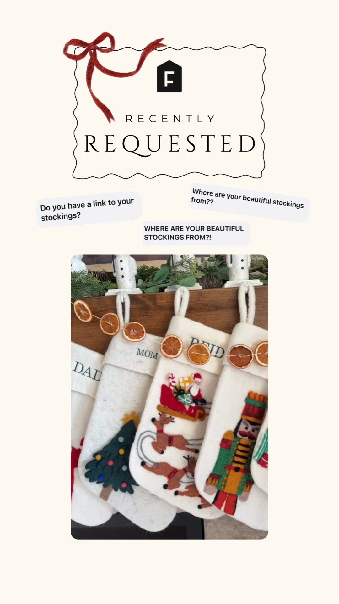 Personalized Stockings for the whole fam!
