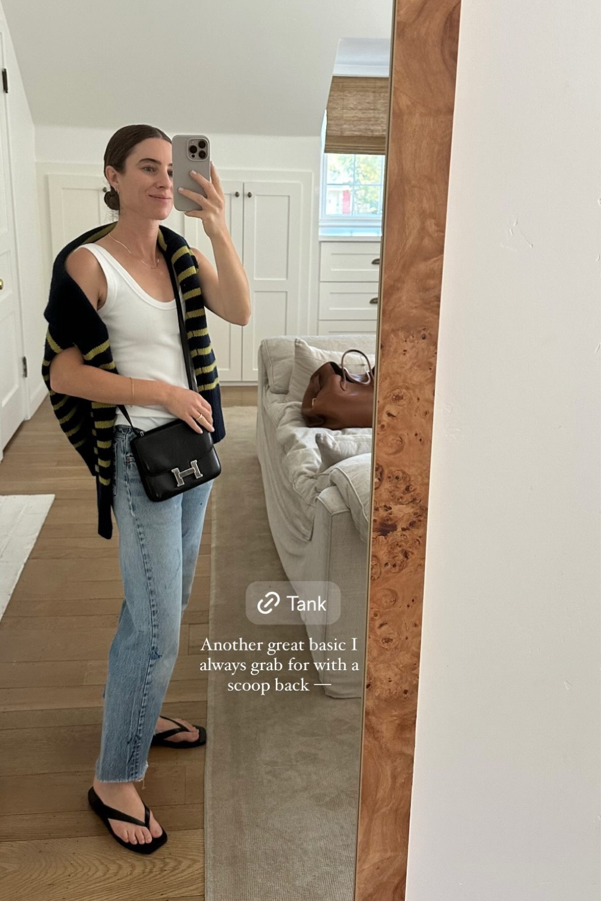 This tank is another great basic I always grab for with a scoop back -