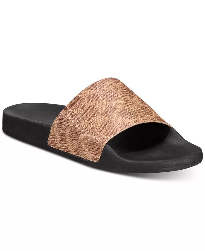 COACH Women's Udele Sport Pool Slides & Reviews - Sandals - Shoes - Macy's | Macys (US)