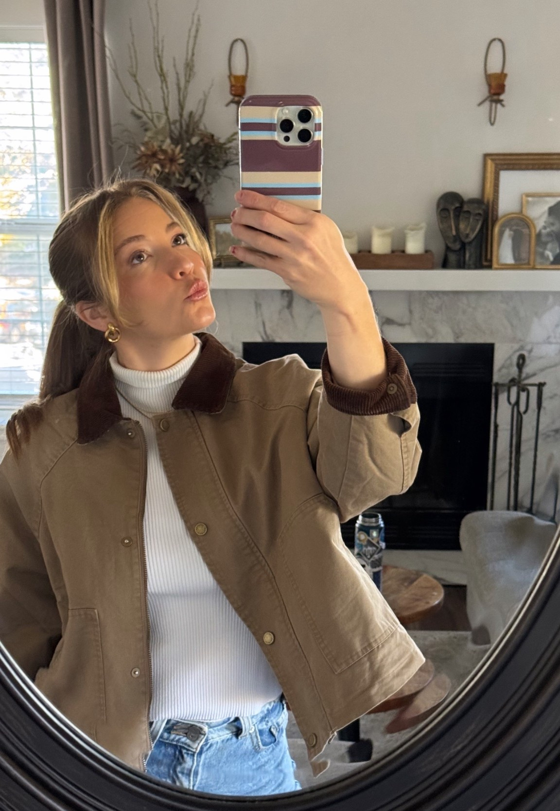 Finally fall 🤎 love this ranch jacket from Hunter. #falloutfit #ranchjacket #LTKfall #hunterbrand 

#LTKHalloween