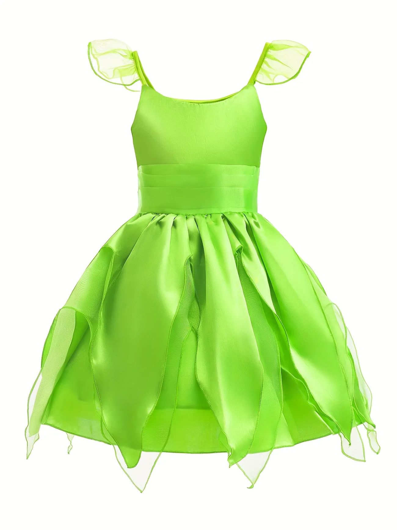 Girl's Princess Dress, Camisole Tulle Decor Green Dress, Elf Cosplay Costume, Halloween Holiday P... | Temu Affiliate Program