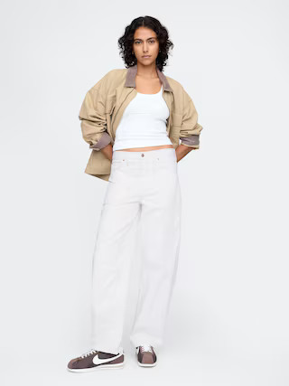 High Rise Barrel Carpenter Jeans | Gap (US)
