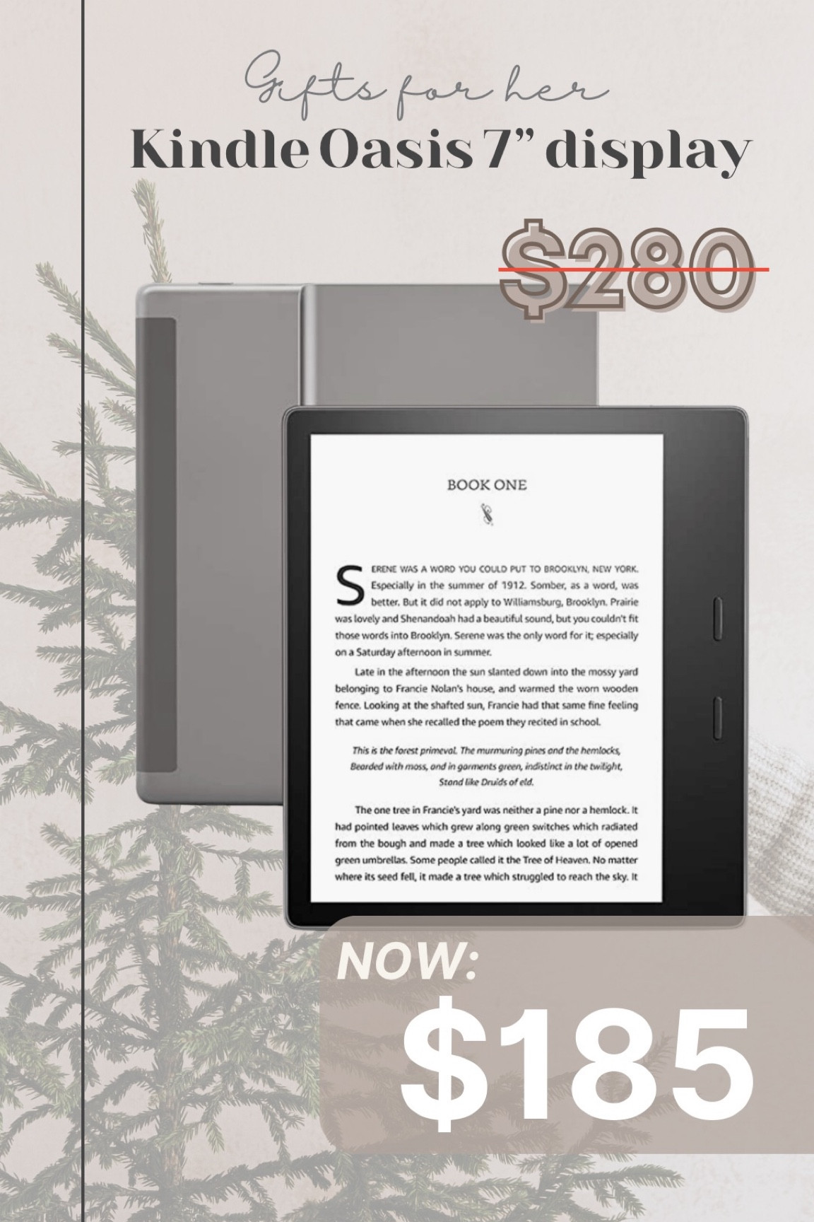 Kindle Oasis on sale
Cozy gift guide

#LTKGiftGuide #LTKCyberweek #LTKHoliday