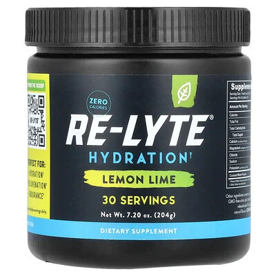 Redmond Trading Company, Re-Lyte® Hydration, Lemon Lime, 7.2 oz (204 g) | iHerb