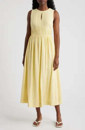 Sleeveless Keyhole Midi Dress | Nordstrom