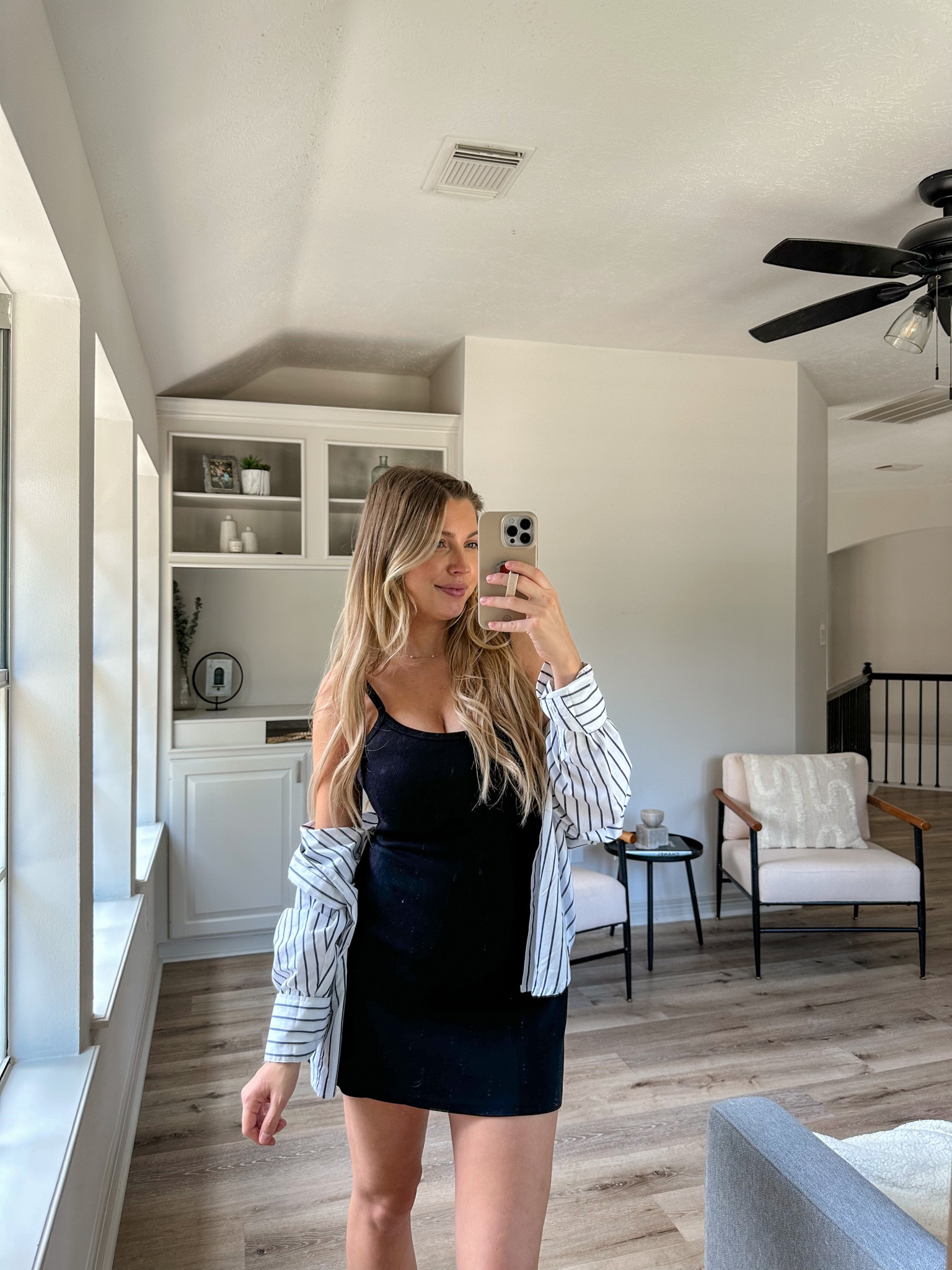 European summer outfit
Dress in M
Striped button up in S

#LTKunder100 #LTKstyletip #LTKeurope