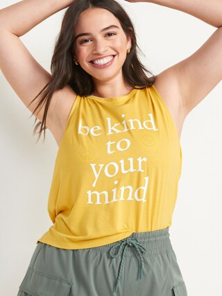 Sleeveless UltraLite Cropped Graphic T-Shirt for Women | Old Navy (US)