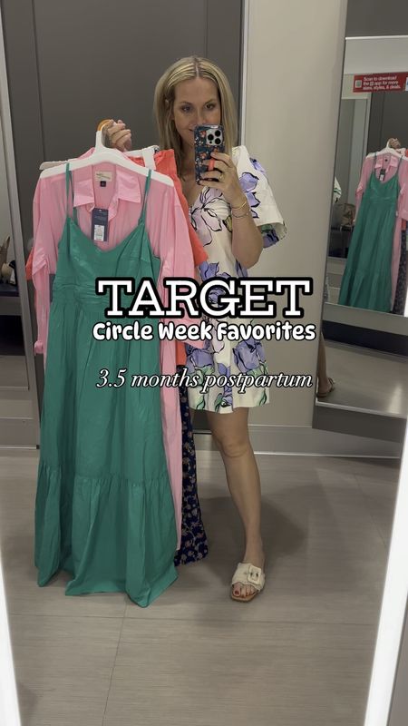 Sharing some of my favorite finds from the Target circle week sale!! Dresses, shorts, tees, and sandals are all 30% off!!  

Spring dress, sandals, resort wear, travel outfit, vacation outfit, work outfit 

#LTKsalealert #LTKtravel #LTKxTarget