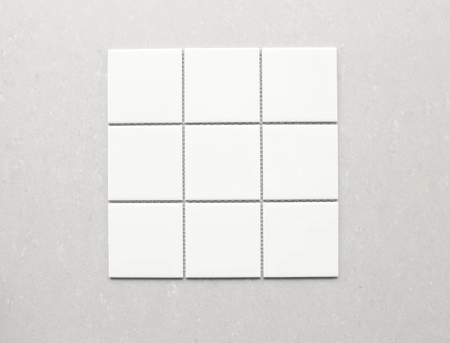 Porcetile 11.82 in. x 11.82 in. Squares Matte Porcelain Mosaic Wall and Floor Tile | Wayfair North America