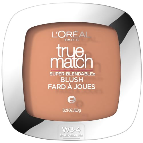 L'Oreal Paris True Match Super-Blendable Powder Blush, Barely Blushing, 0.21 Oz (Packaging May Vary) | Amazon (US)