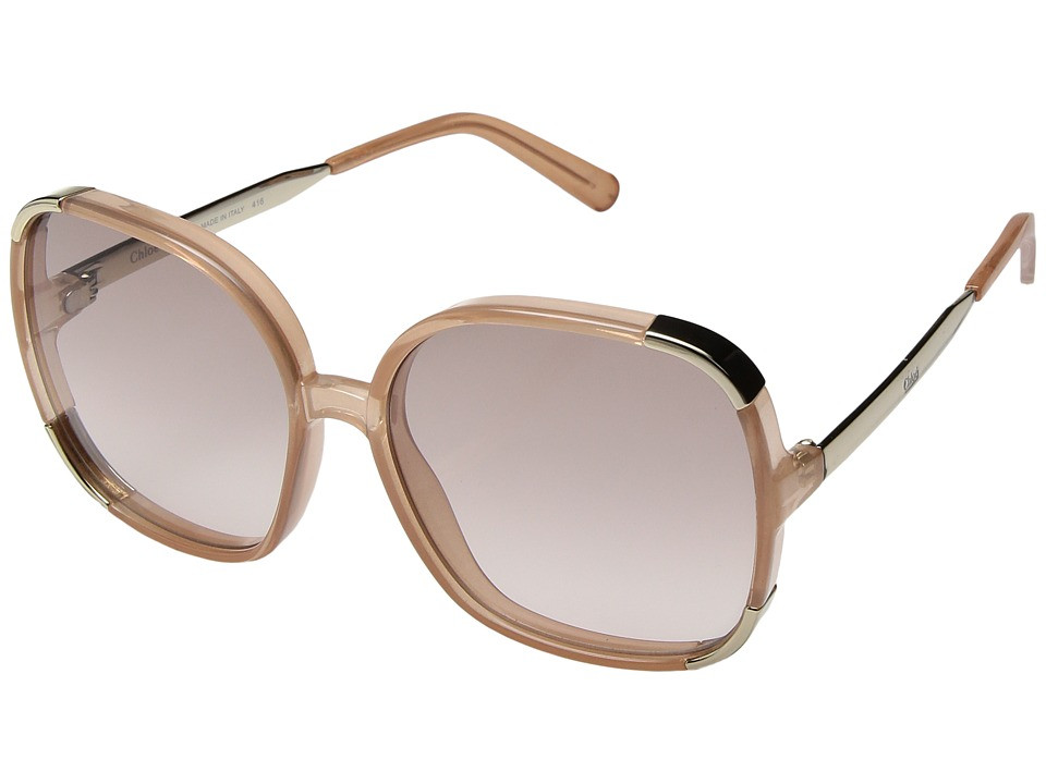 Chloe - Myrte - CE719SL (Peach) Fashion Sunglasses | Zappos