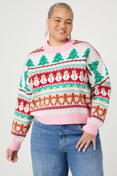 Plus Size Fair Isle Christmas Sweater | Forever 21 | Forever 21 (US)
