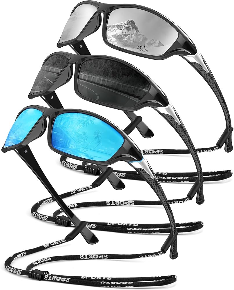 Polarized Sunglasses Men Sports Sunglasses for Men UV400 Sunglasses for Driving Golf Cycling Fish... | Amazon (US)