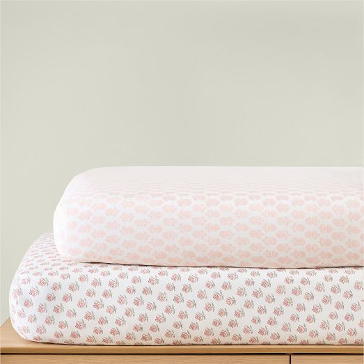 Thistle &amp; Begonia Crib Sheet Bundle | West Elm (US)