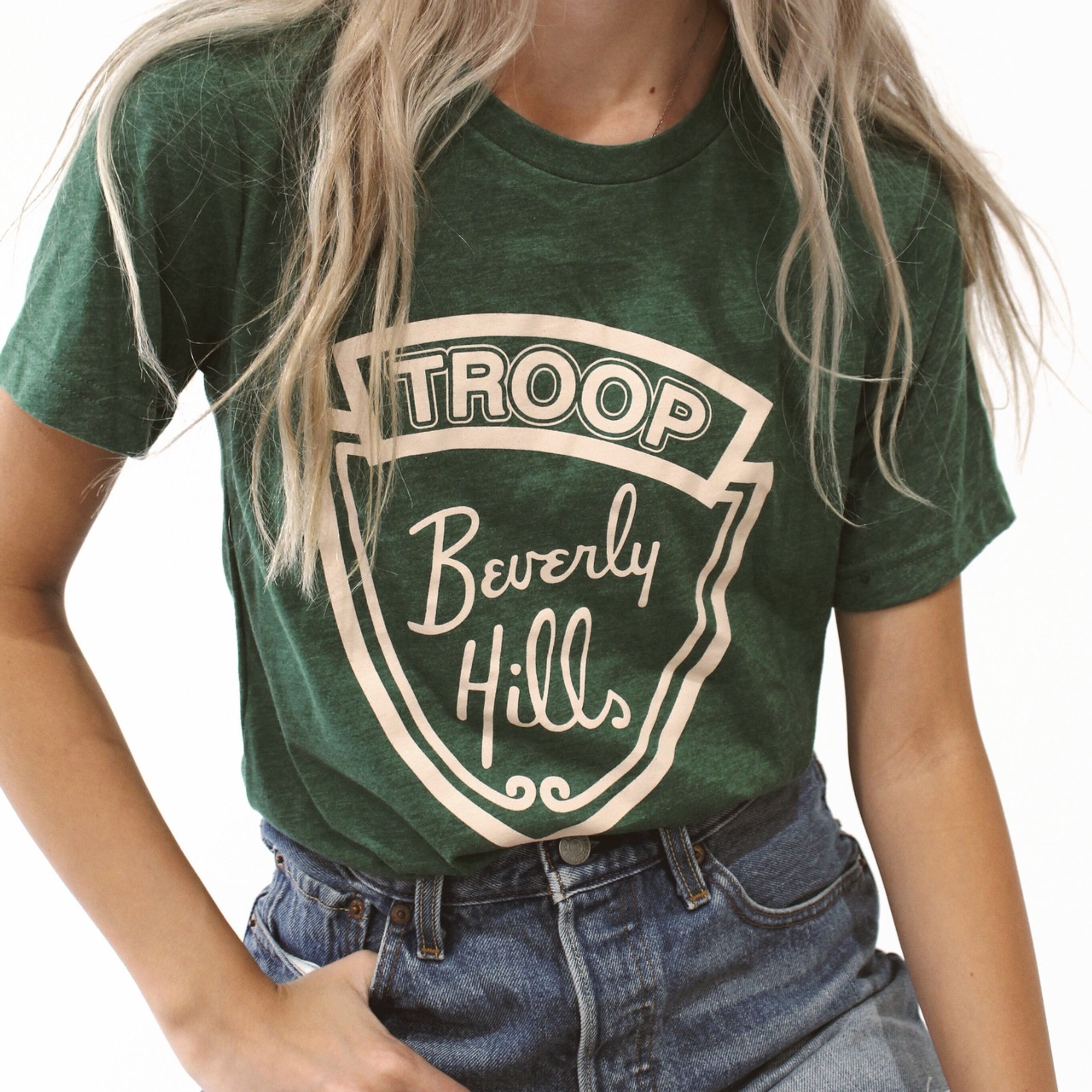 Beverly Hills- Green Tee | EllandEmm