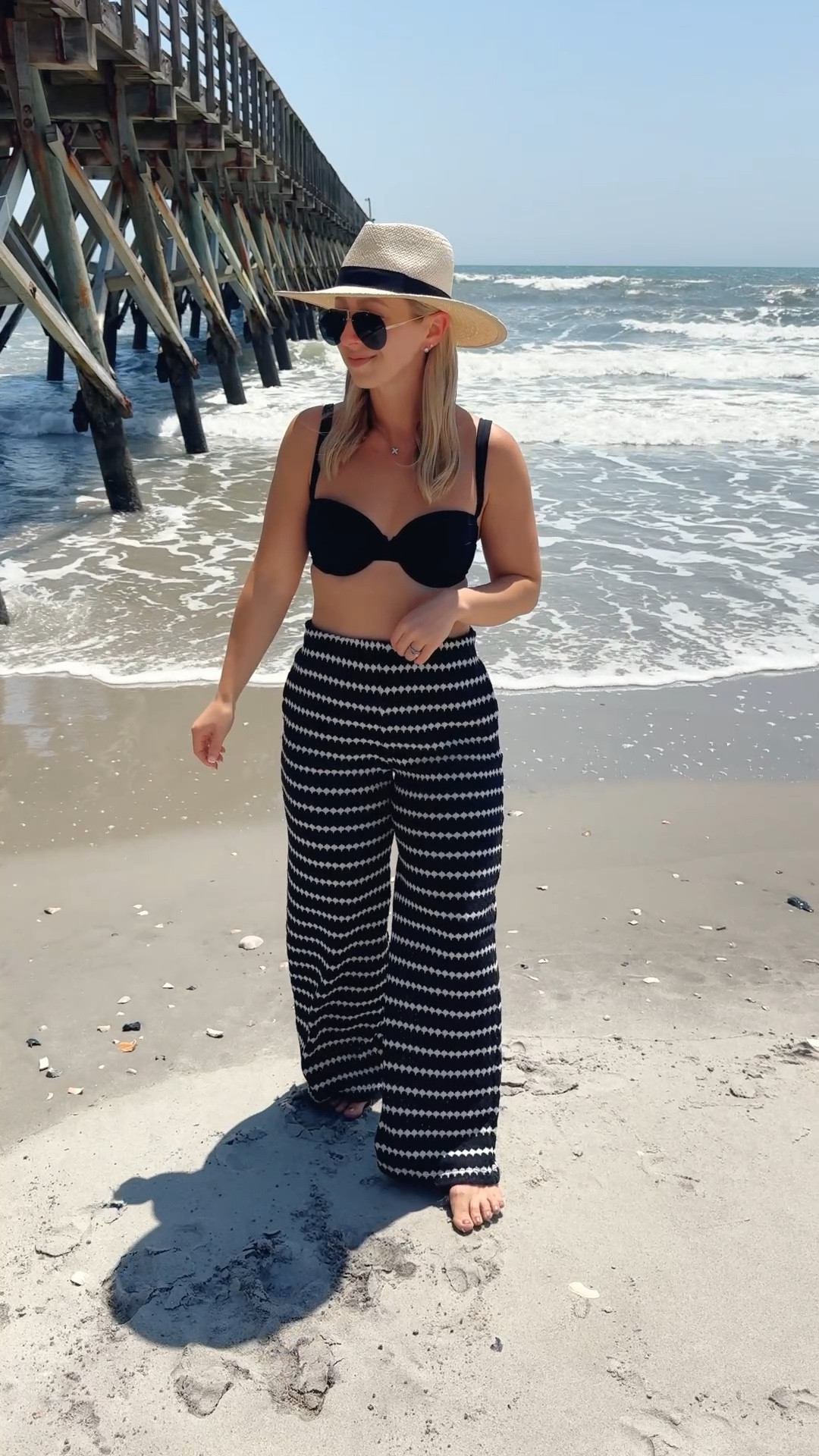 Claiming these my new favorite pants 👏🏻 They’re not see through so you can wear them out and they double as a swimsuit coverup! 🌊 Size small pants (TTS)

Beach coverups, target, summer vacation 

#LTKPetite #LTKSwim #LTKSaleAlert