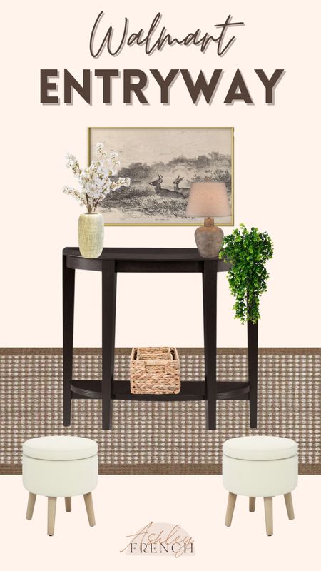 Cozy entryway design all available at Walmart!

Vintage meets modern, dark furniture, entryway, console table 

#LTKStyleTip #LTKSaleAlert #LTKHome