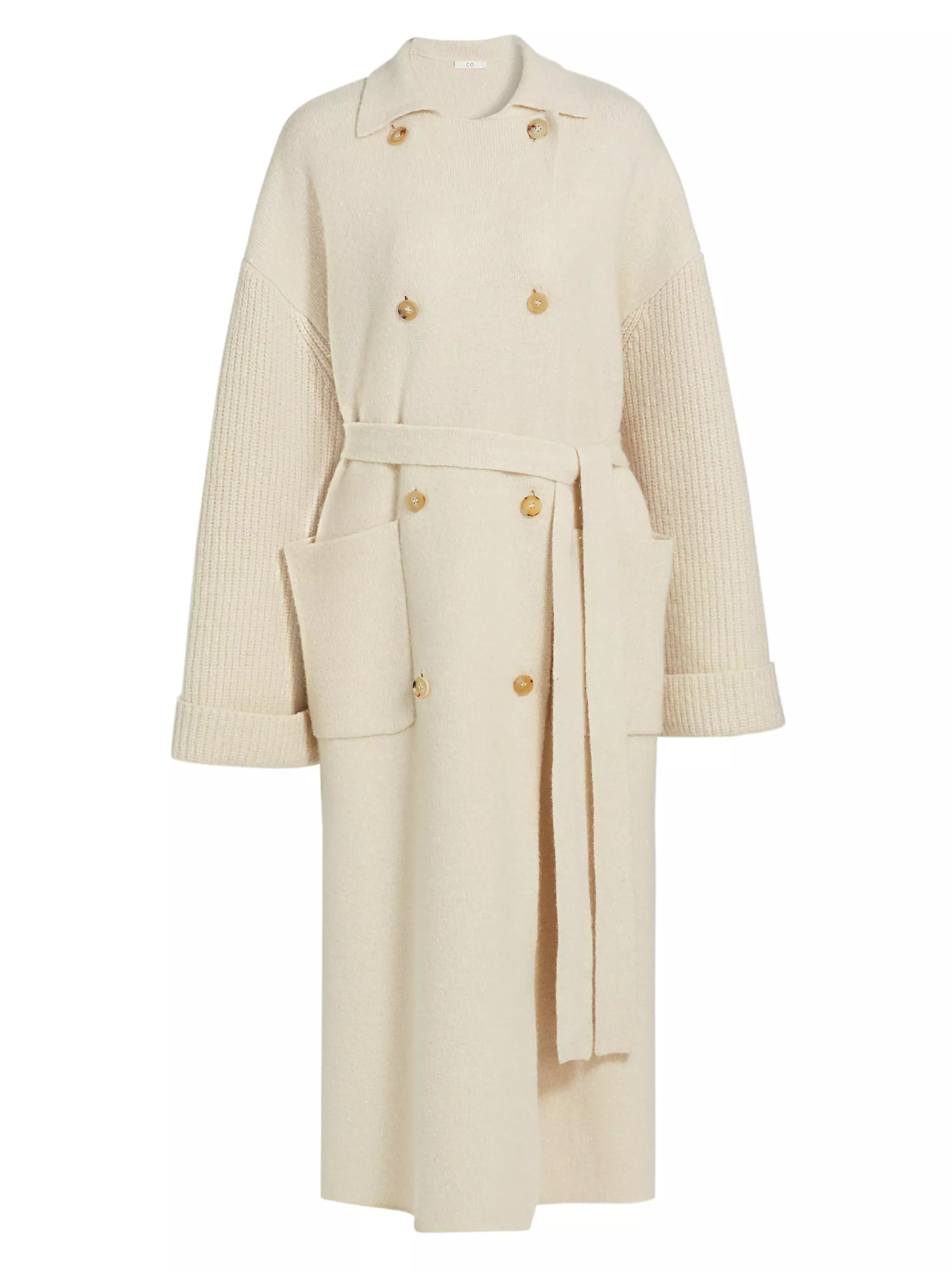 Shop Co Oversized Wool-Cashmere Duster Cardigan | Saks Fifth Avenue | Saks Fifth Avenue