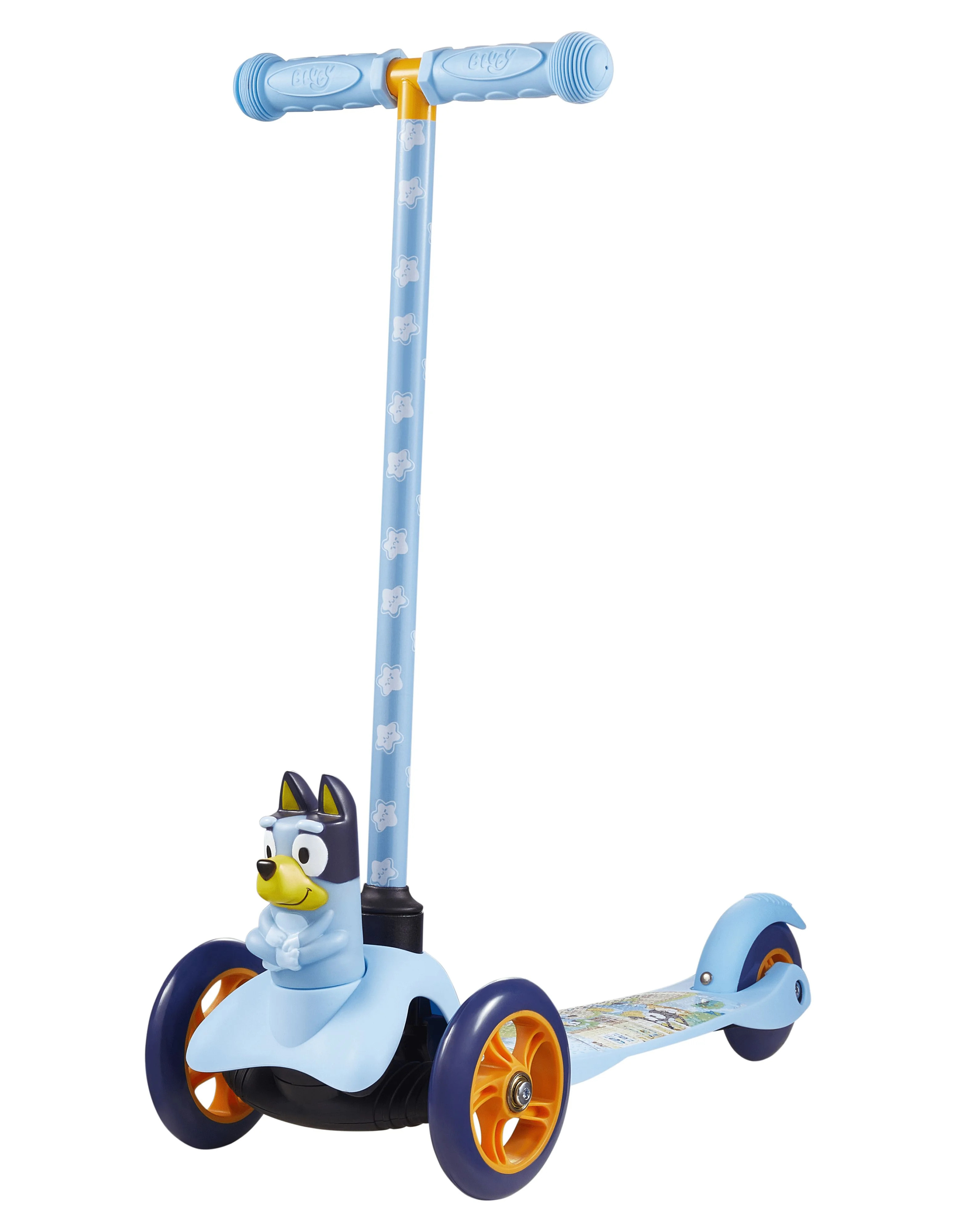 Bluey Ride-N-Glide Buddies 3D Toddler Scooter, 3 Wheel Scooter for Kids Ages 3+ | Walmart (US)