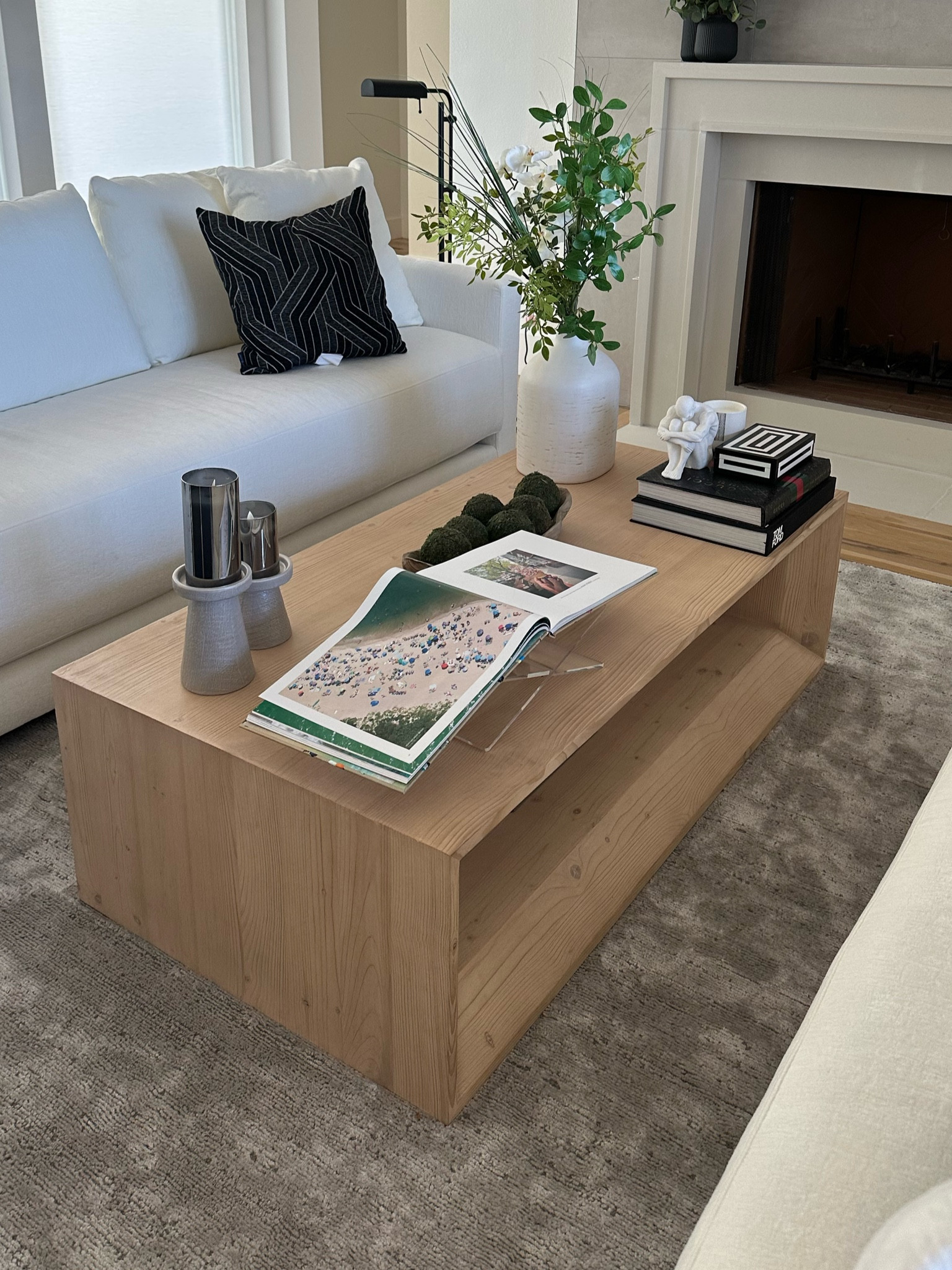 Wood rectangular coffee table modern living room

#LTKFindsUnder50 #LTKFindsUnder100 #LTKHome