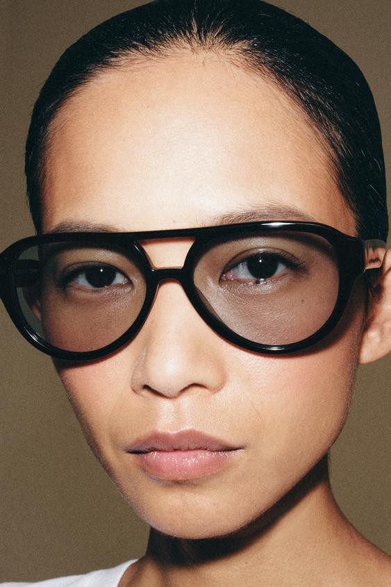 AVIATOR SUNGLASSES - Black - M | Zara Canada