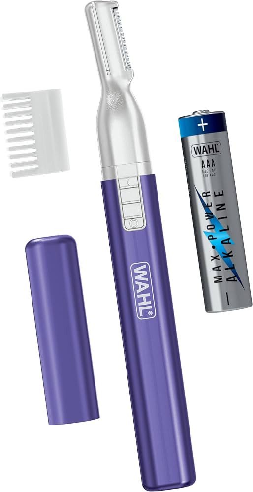 Wahl Clean & Confident Female Battery Pen Trimmer with Rinseable Blades for Eyebrows, Facial Hair... | Amazon (US)