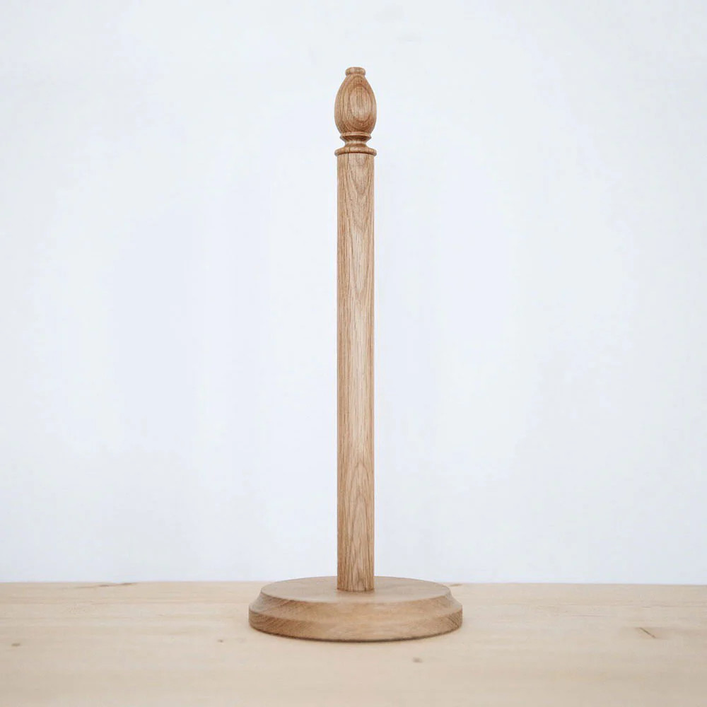 Oak Paper Towel Holder | Roan Iris