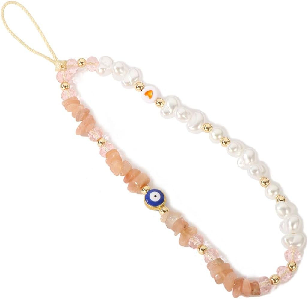 Evil Eye Phone Charm Strap Cell Phone Lanyard Phone Charms Strap Beaded Phone Charms Evil Eye Pho... | Amazon (US)