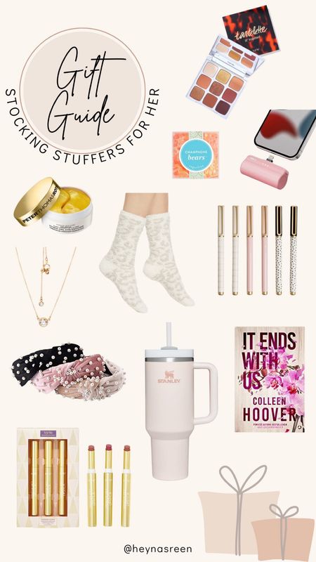 Gift guide: stocking stuffers for her 

#LTKbeauty #LTKHoliday #LTKGiftGuide