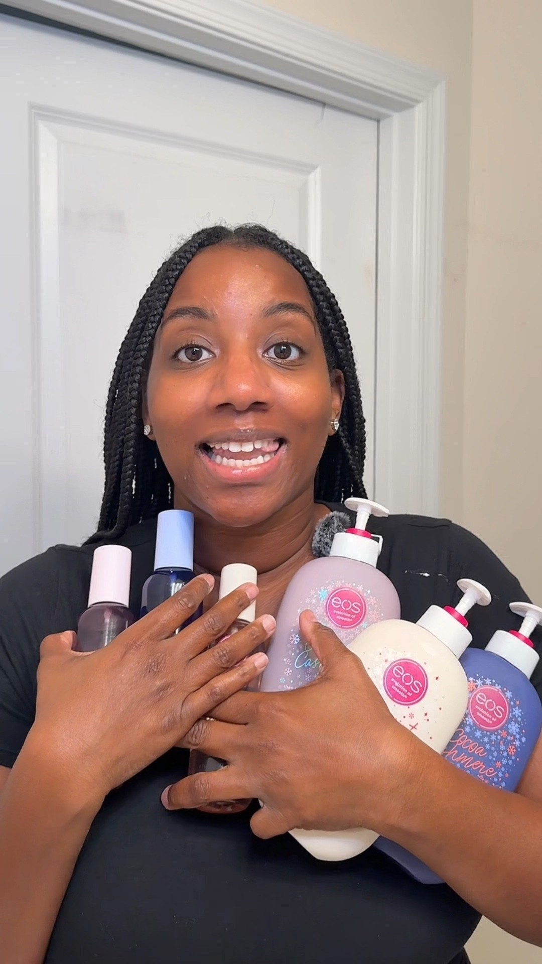 This collection has me and my house smelling so good! They linger after they’re sprayed and the lotions are so moisturizing. Secret confession: i use them as room sprays too🫣. 

Eos
Cocoa 
Cashmere
Pepermint
Caramel
Room sprays
Body mists

#LTKHoliday #LTKGiftGuide #LTKBeauty