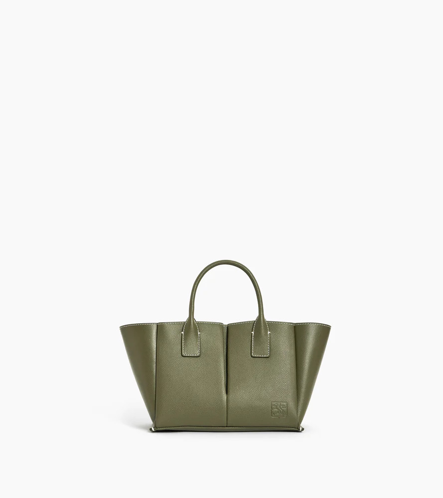 Elena small handbag in grained leather | Le Tanneur