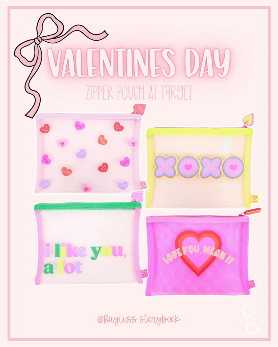 How cute are these Valentine Zipper pouches from Target!  

 #LTKSeasonal #LTKSaleAlert #LTKKids