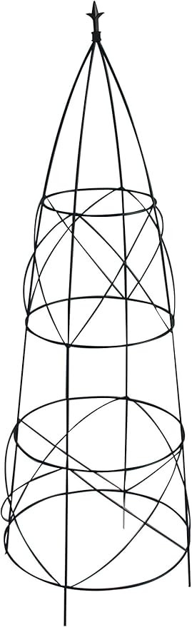 Panacea 89357 Circular Obelisk with Finial, Black, 36-Inch | Amazon (US)