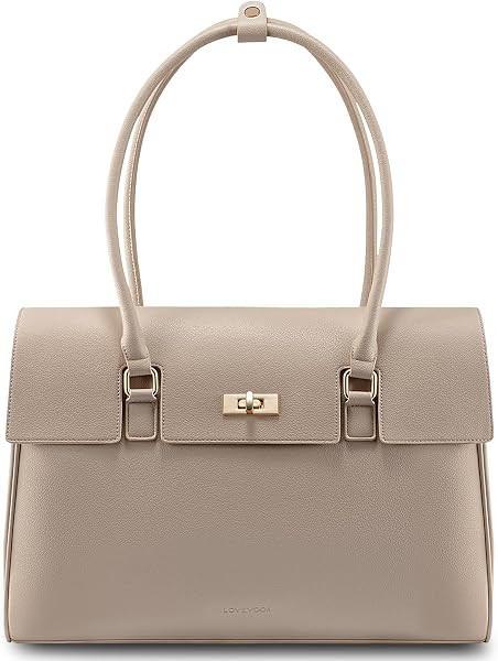 LOVEVOOK Laptop Bag for Women Work Tote Messenger Bag Waterproof Business Office Professional Han... | Amazon (US)