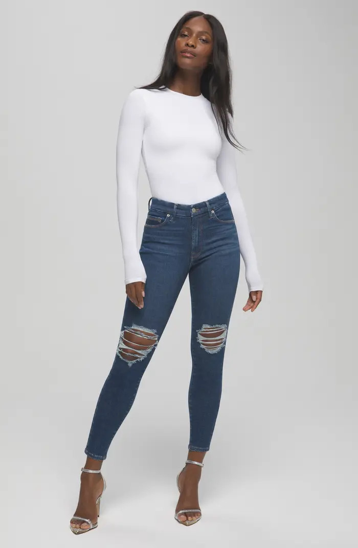 Good American Always Fits Ankle Skinny Jeans | Nordstromrack | Nordstrom Rack