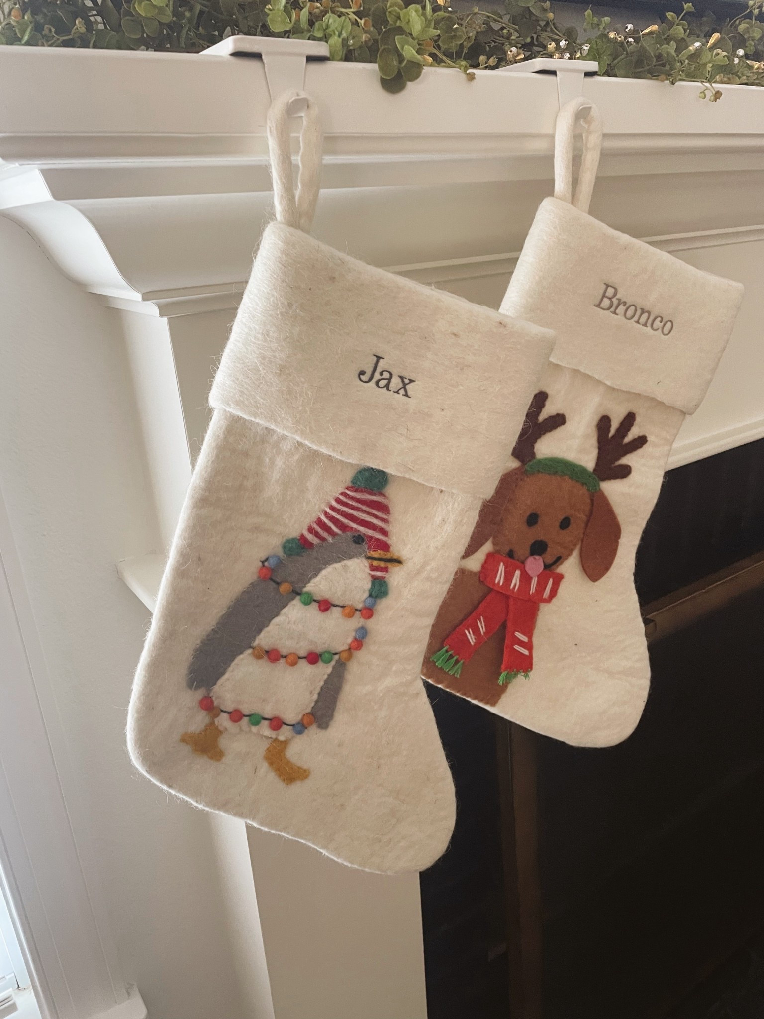 Stockings hung by the chimney with care 🤍🎄🎅

#LTKHoliday