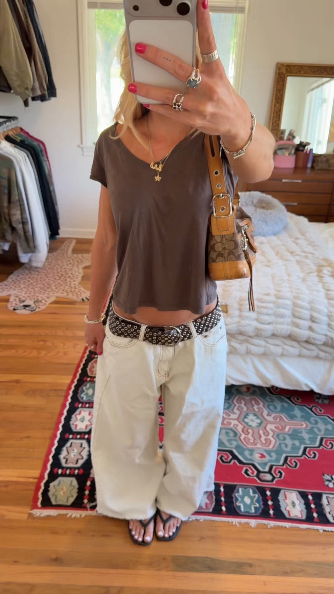 Top: Calvin Klein thrifted bag: coach belt: thrifted ￼

#LTKgrwm #LTKootd