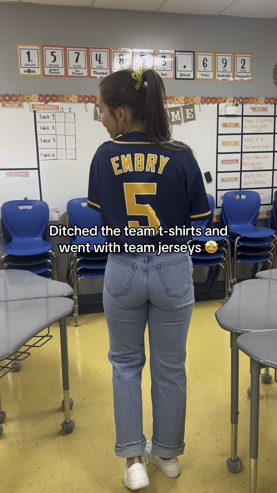 Teacher team Baseball Jersey ⚾️

#LTKSeasonal #LTKWorkwear #LTKActive