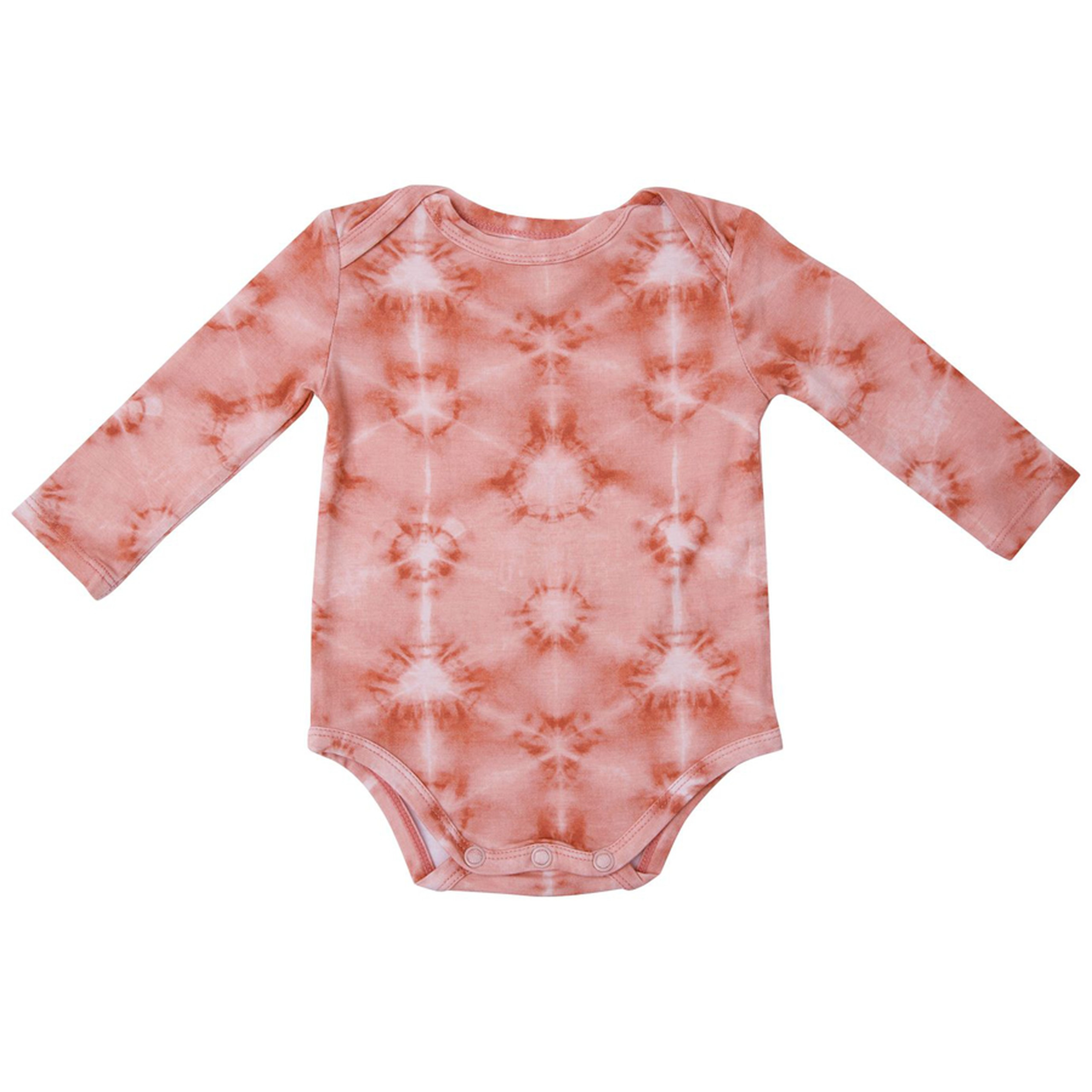 Long Sleeve Bodysuit, Southwest Shibori | SpearmintLOVE