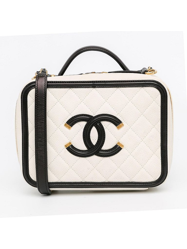 Chanel Leather Satchel: White Bags | ThredUp