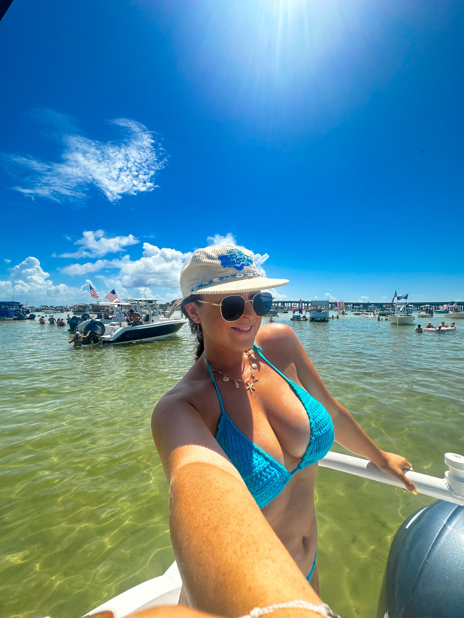 cutie sunglasses + necklace 🌊☀️🏖️

#LTKStyleTip #LTKSwim #LTKSeasonal