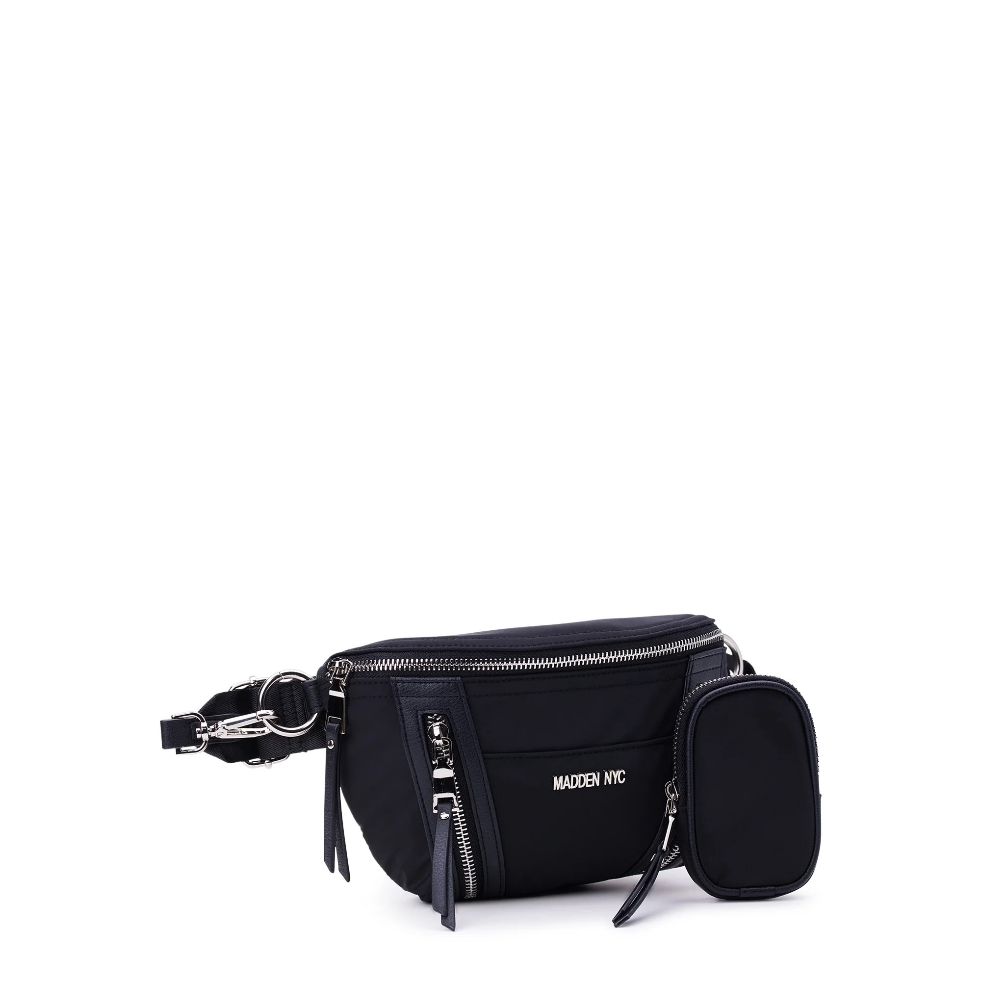 Madden NYC Women's Fanny Pack Crossbody, Black - Walmart.com | Walmart (US)