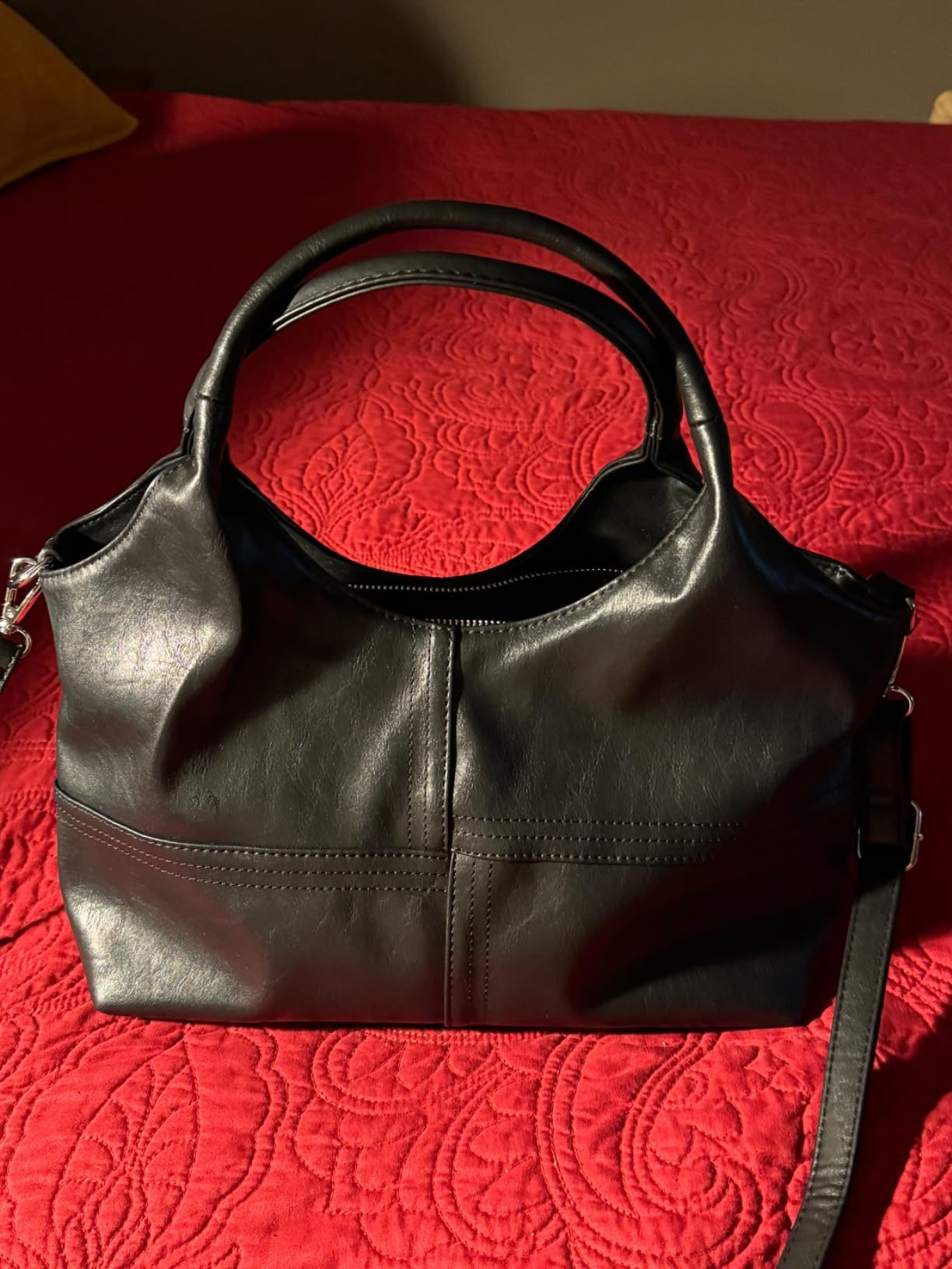 KOGTLA Womens Vegan Leather Handbags Tote Bag Shoulder Bag Top Handle Satchel Ladies Purse Crossb... | Amazon (US)