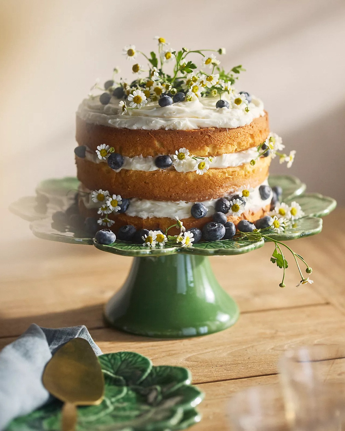 Gorgeous geranium cake stand. 

#LTKHome #LTKSeasonal