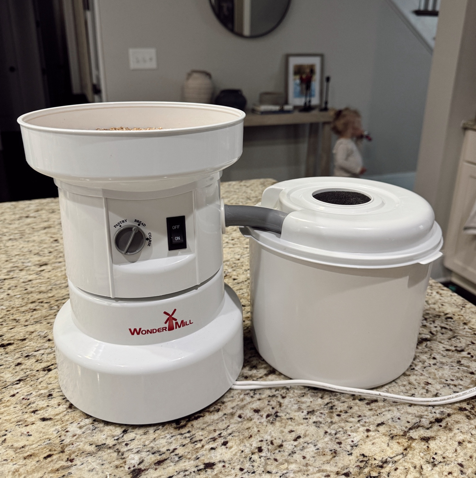 Started a journey of making my own bread, and it started with milling my own flour using this machine! 