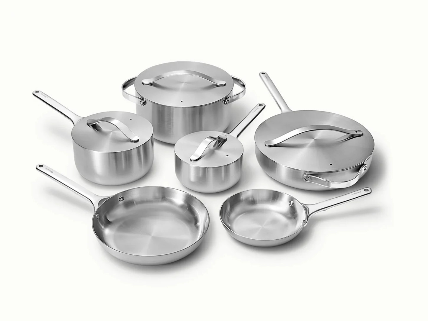 4-Piece Stainless Steel Cookware Set | Caraway | Caraway