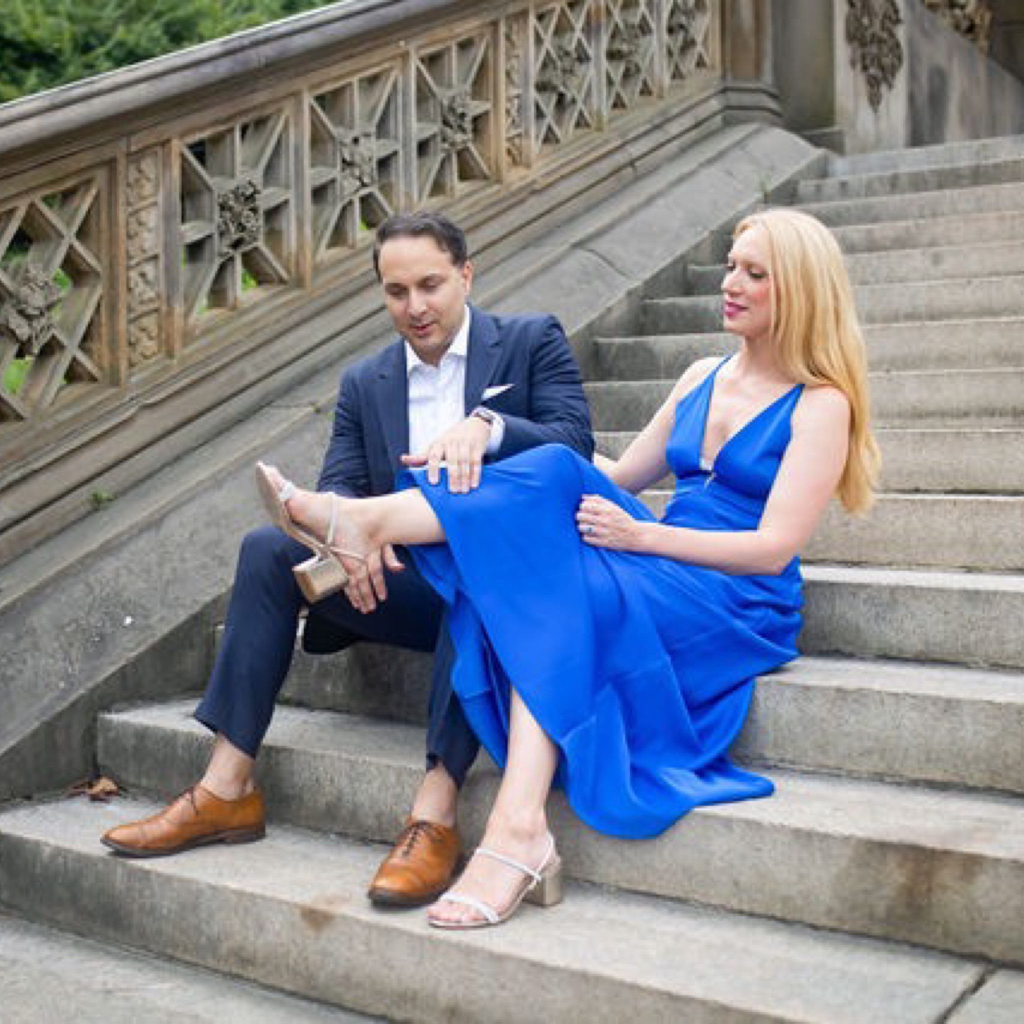 My sparkly engagement heels deserve their own spotlight ✨I searched high & low for the ideal  pair. They are 60mm high / 2.3 inches. Perfect for your own Cinderella moment this season 

#LTKShoeCrush #LTKSaleAlert #LTKOver40