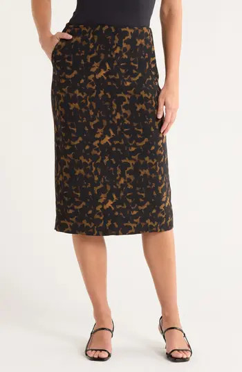 Theory Tortoiseshell Pencil Skirt | Nordstromrack | Nordstrom Rack