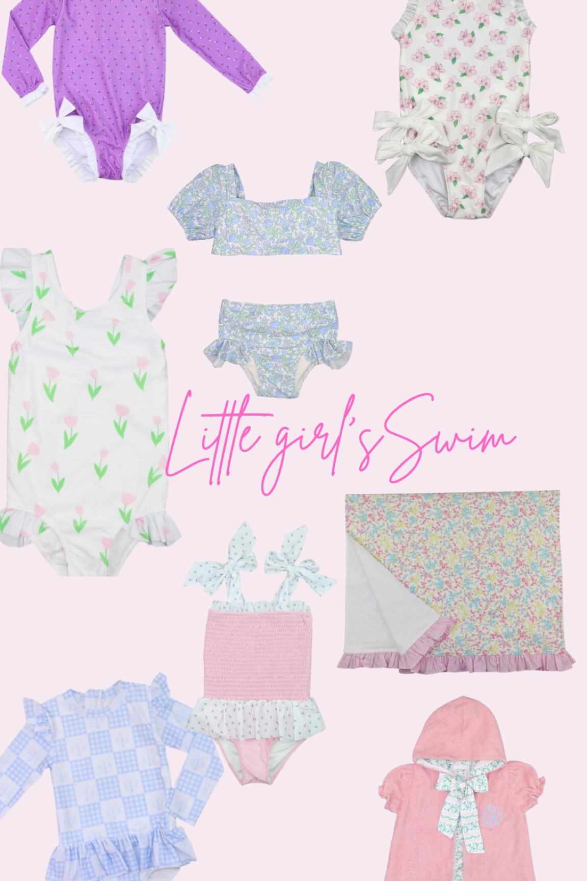 Smock swimsuits, towels & more for baby and little girls. 🎀 

#LTKbaby #LTKkids #LTKSeasonal