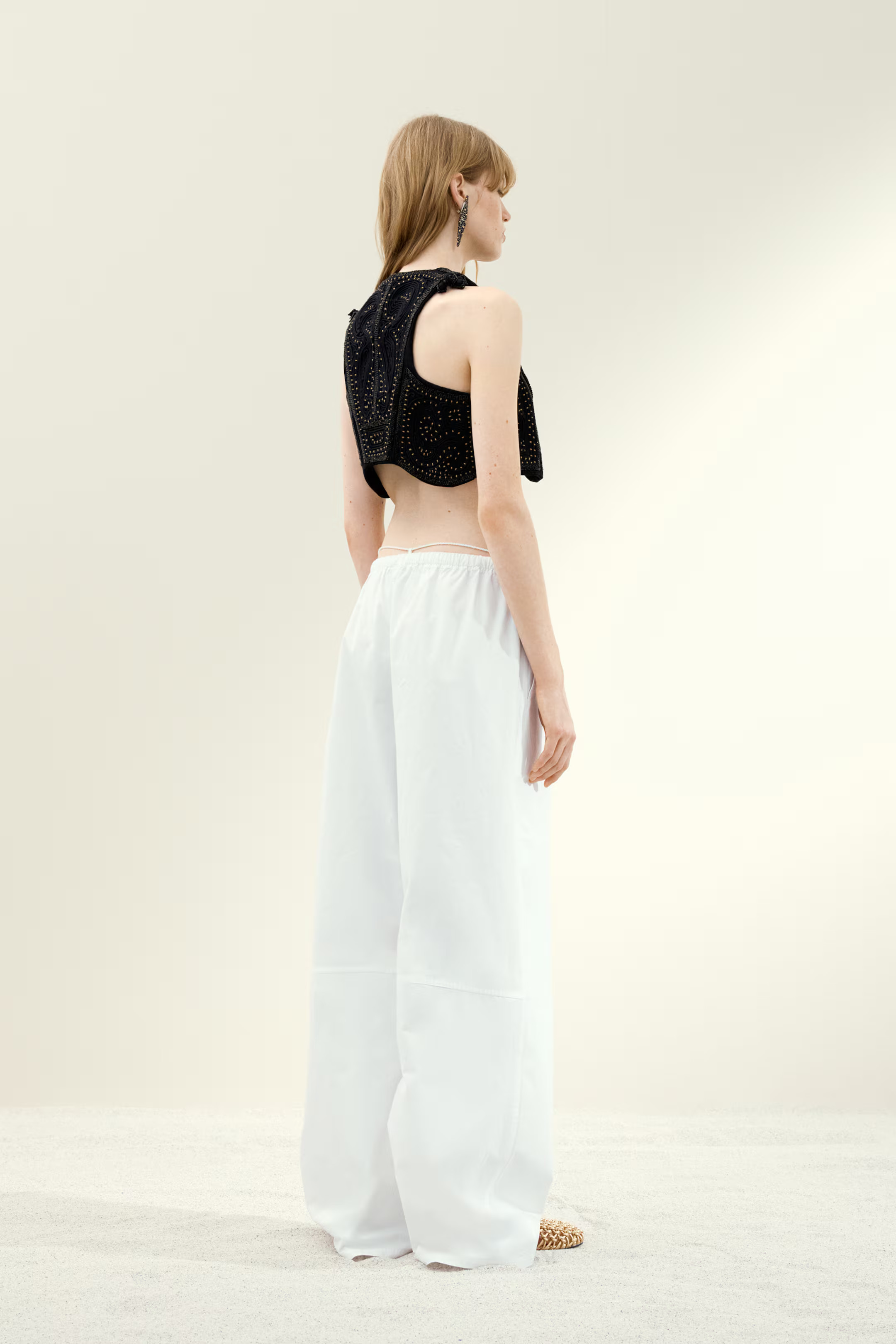 Baggy cotton trousers | H&M (UK, MY, IN, SG, PH, TW, HK)